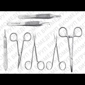 Комплект инструментов для малой хирургии SPSA10 series