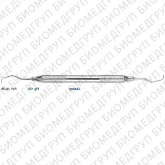 Кюрета парадонтологическая Gracey, форма 5/6, диаметр ручки 8 мм