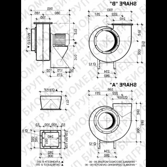 Вентилятор вытяжной кислотостойкий Polyfan VSB 30