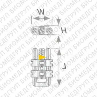 Винт Vector 350, micro винт секторальный прямой 4 мм SD