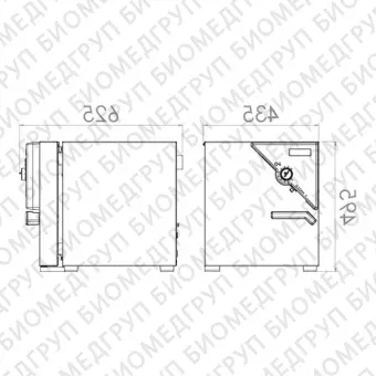 Binder FD 23  стерилизатор горячим воздухом, 20 л