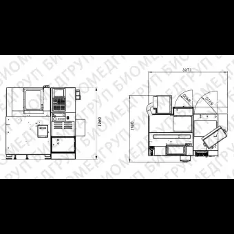 Фрезерный станок CFAO Bumotec s128