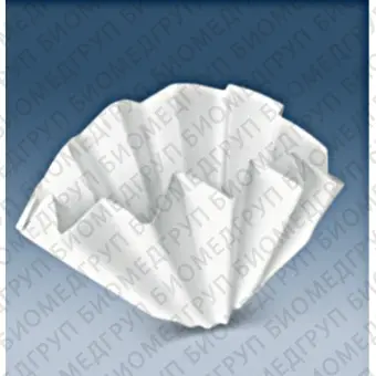 Фильтр бумажный для фильтрации соков, складчатый, d 240 мм, 135 г/м, 4 с/10 мл, 100 шт, Ahlstrom Munktell, 213041