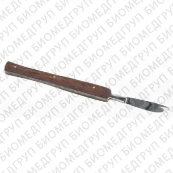 Скальпель, длина 150 мм, нерж. сталь, с деревянной рукояткой, Bochem, 12675
