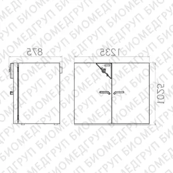 Стерилизатор горячим воздухом, 400 л, Binder FED 400