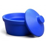 Емкость для льда и жидкого азота 2,5 л, синий цвет, круглая с крышкой, Round, Corning (BioCision), 432129