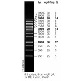 Маркер длин ДНК GeneRuler 1 kb, 14 фрагментов от 250 до 10000 п.н., готовый к применению, 0,5 мкг/мкл, Thermo FS, SM0314, 50 мкг