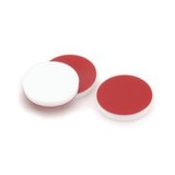 Септа 13 мм, силиконовая белая PTFE/Red, 1 мм, 100 шт./уп., Импорт, C0000863