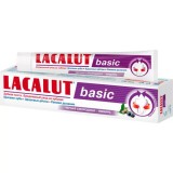 Lacalut basic черная смородина-имбирь, зубная паста для профилактики кариеса, 75 мл