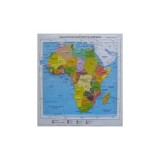 Политическая административная карта Африки с краткой справкой о странах
