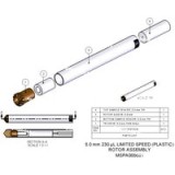 Ротор в сборе, 5,0 мм, 230 мкл, большая емкость; Включает втулку ротора, приводной наконечник, нижнюю прокладку и крышку. Роторы высокой производительности имеют более тонкие стенки и ограниченную скорость вращения